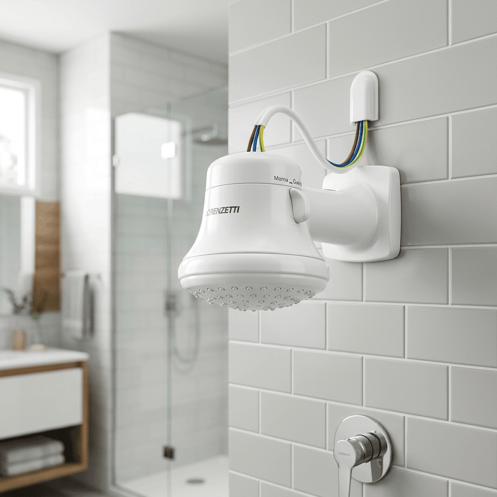 Ducha Eléctrica Clásica con Cable Pelado