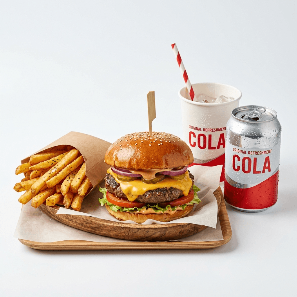 Combo Dopamina Gourmet (Burger + Fritas + Refri)