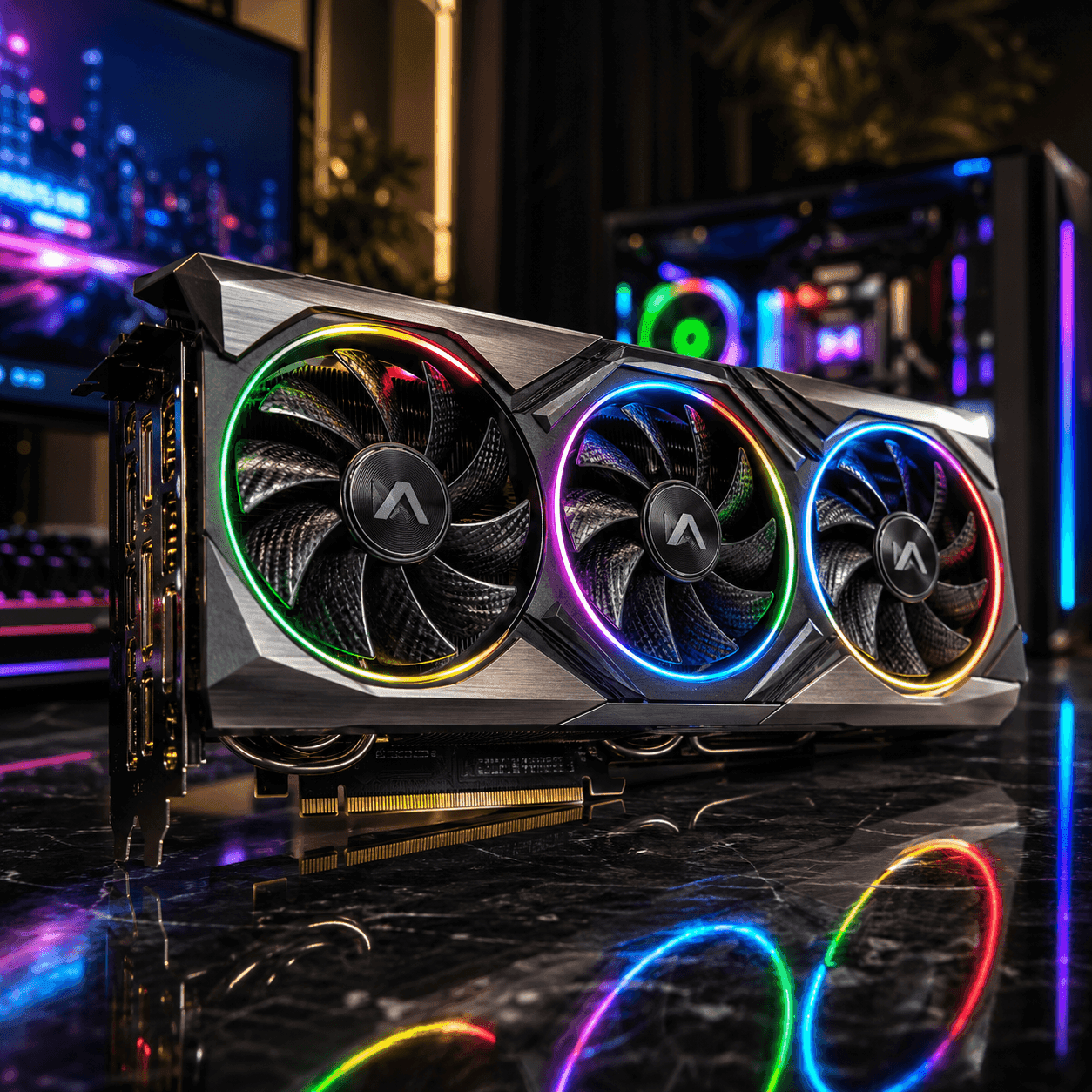 Tarjeta Gráfica RTX 9090 Ti 'Placebo Edition' (Sin Chip)