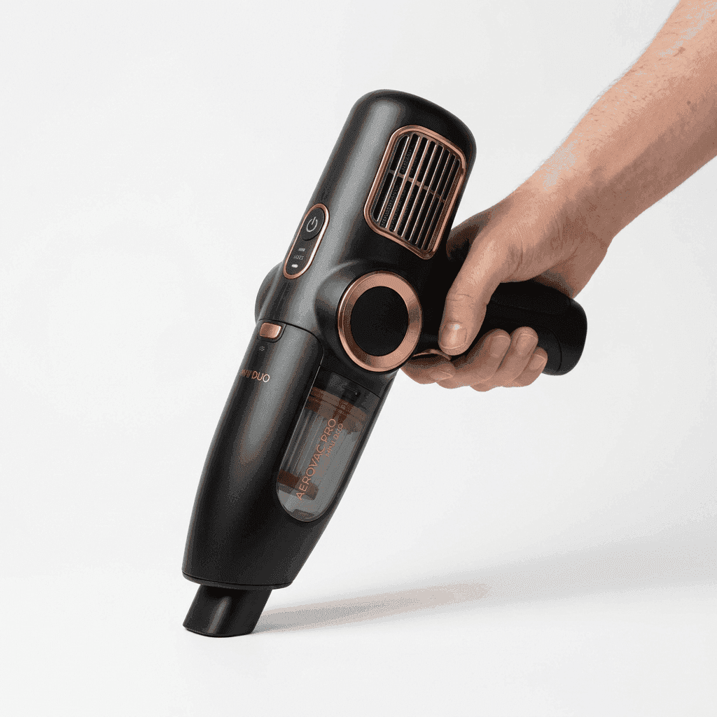 Mini Aspirador de Pó Sem Fio Portátil Turbo-Vacuum