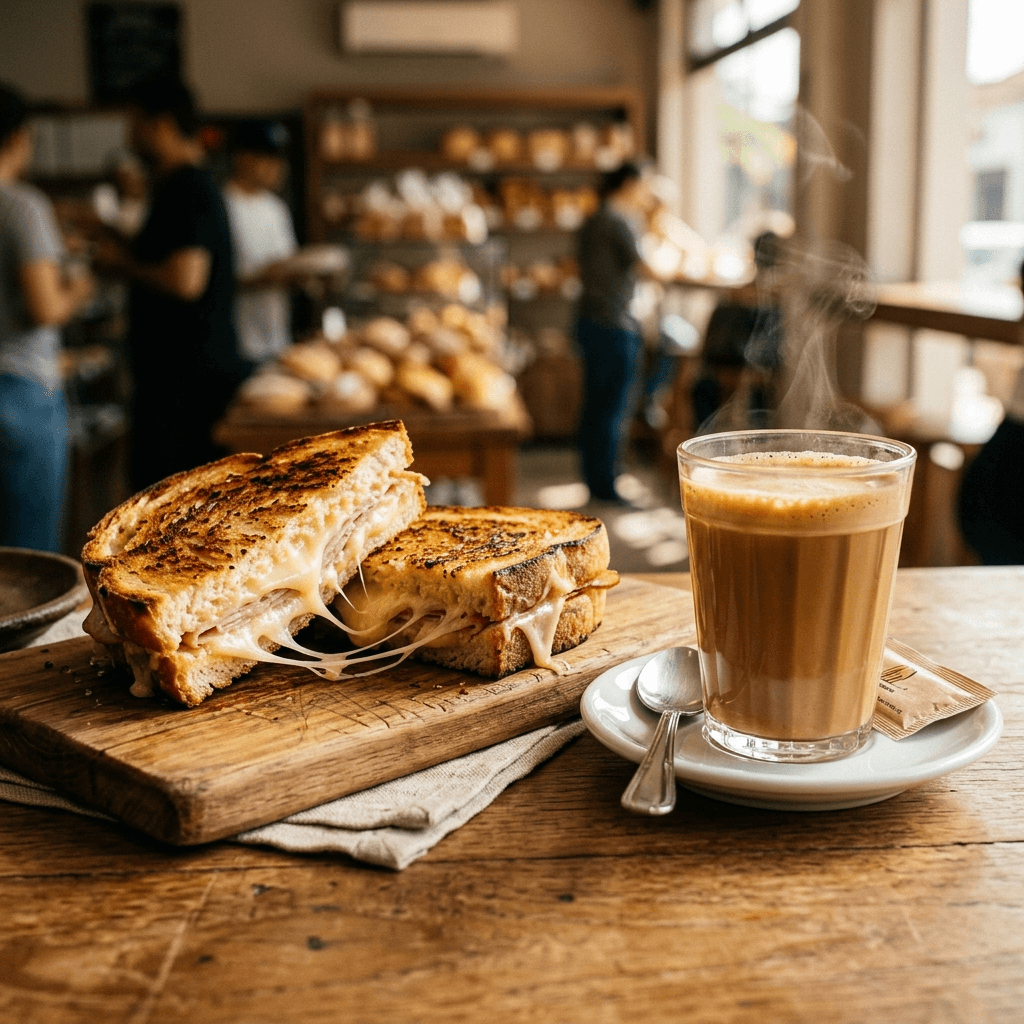 Combo Misto Quente y Café de Panadería