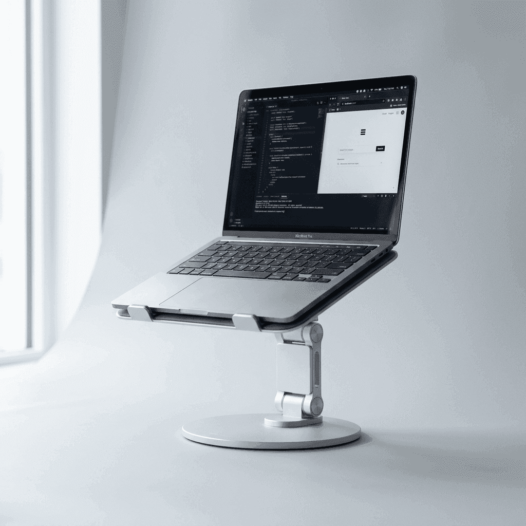 Suporte Ergonômico de Alumínio Dobrável para Notebook
