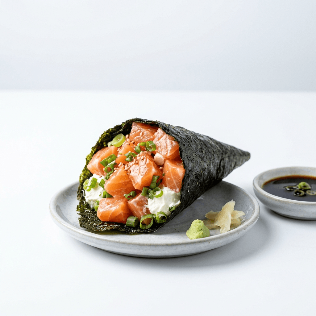 Temaki Salmão Completo Filadélfia